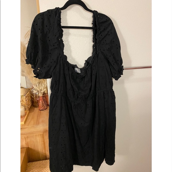 ASOS Curve Black Mini Dress - US 22 - Picture 3 of 5